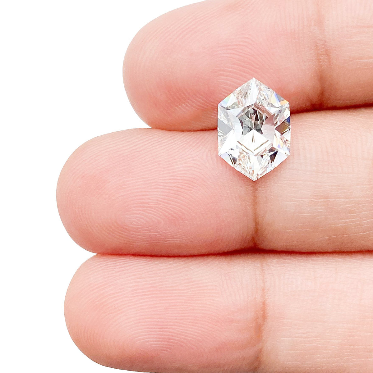 2.40ct | E/VVS2 Hexagon Shape Brilliant Cut Lab Diamond (IGI)