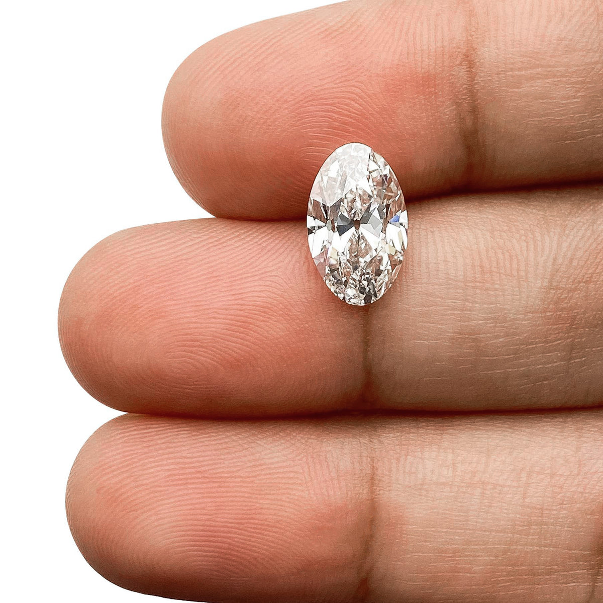 2.04ct | F/VVS1 Oval Old Mine Cut Lab Diamond (IGI)