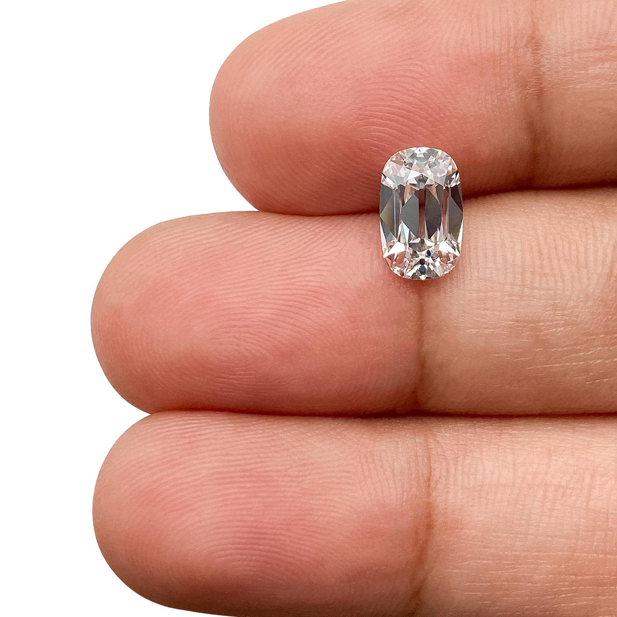1.26ct | F/VVS2 Cushion Shape Old Mine Cut Lab Diamond (IGI)