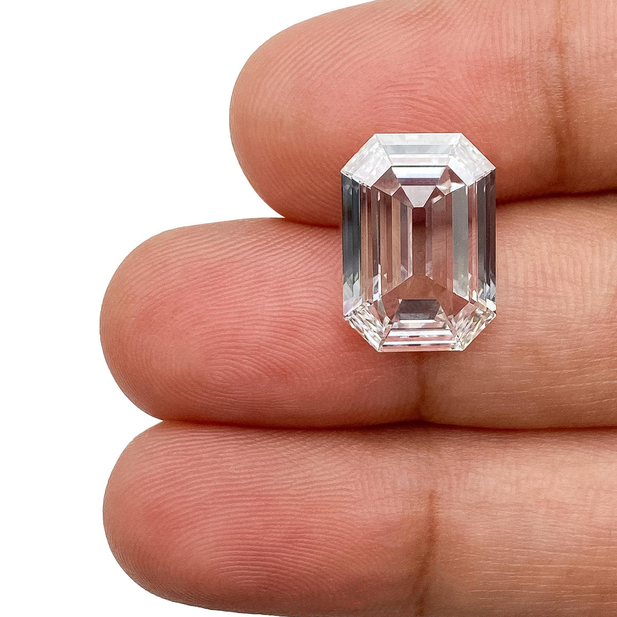 4.52ct | F/VVS2 Octagon Shape Step Cut Lab Diamond (IGI)
