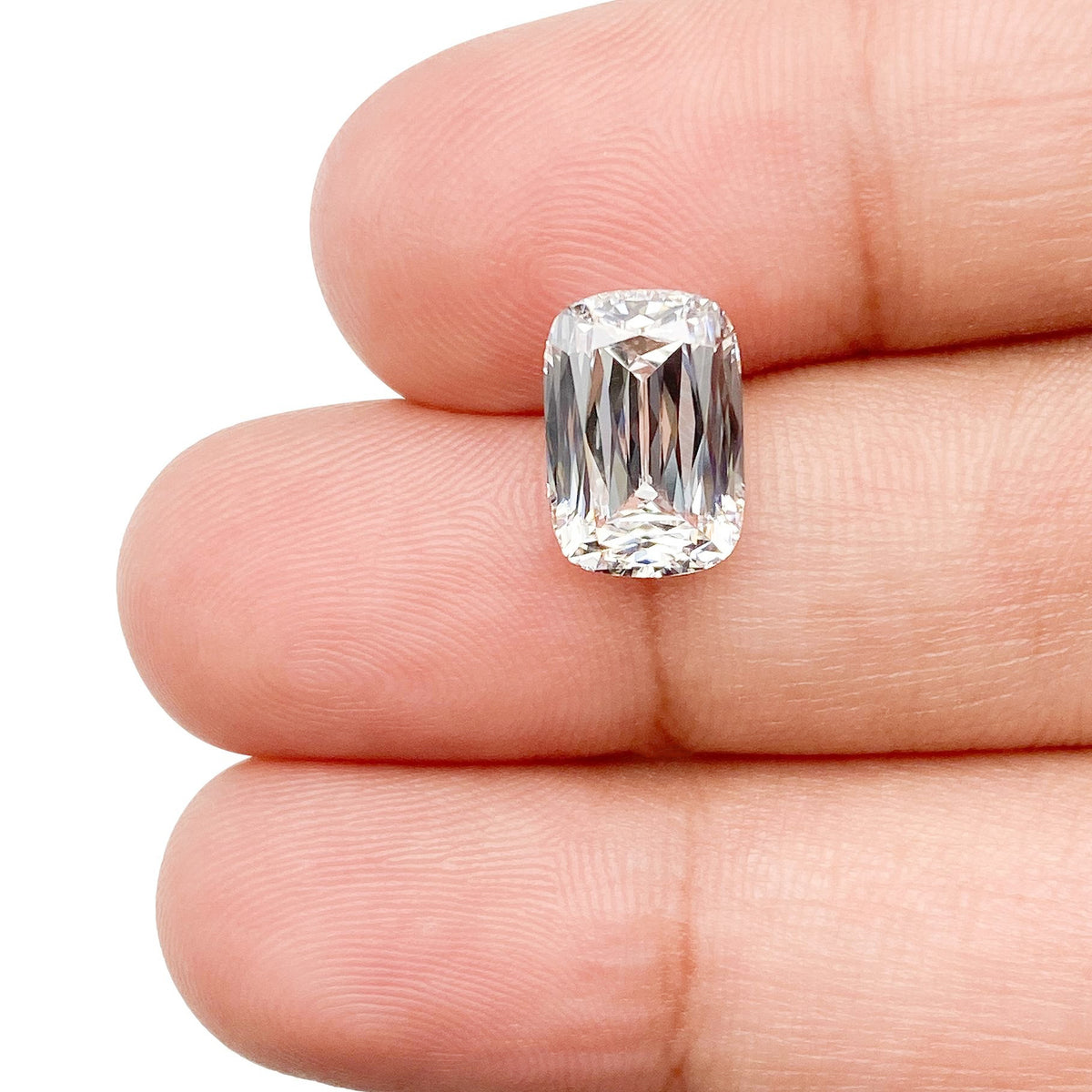 2.92ct | E/VS1 Cushion Shape Lattice Cut Lab Diamond (IGI)