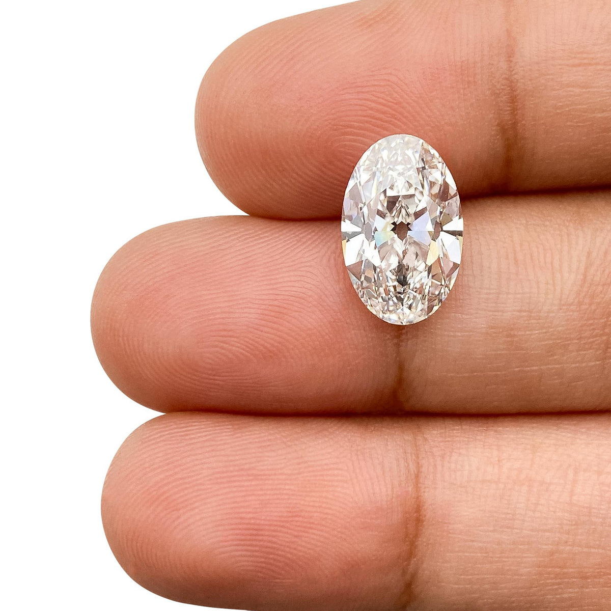 3.47ct | E/VVS2 Oval Shape Old Mine Cut Lab Diamond (IGI)