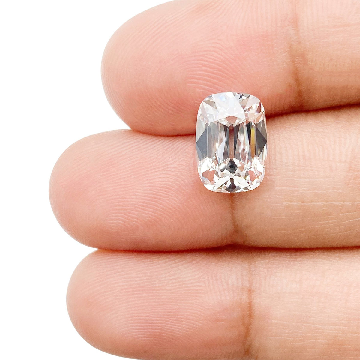 3.05ct | E/VS1 Cushion Shape Old Mine Cut Lab Diamond (IGI)
