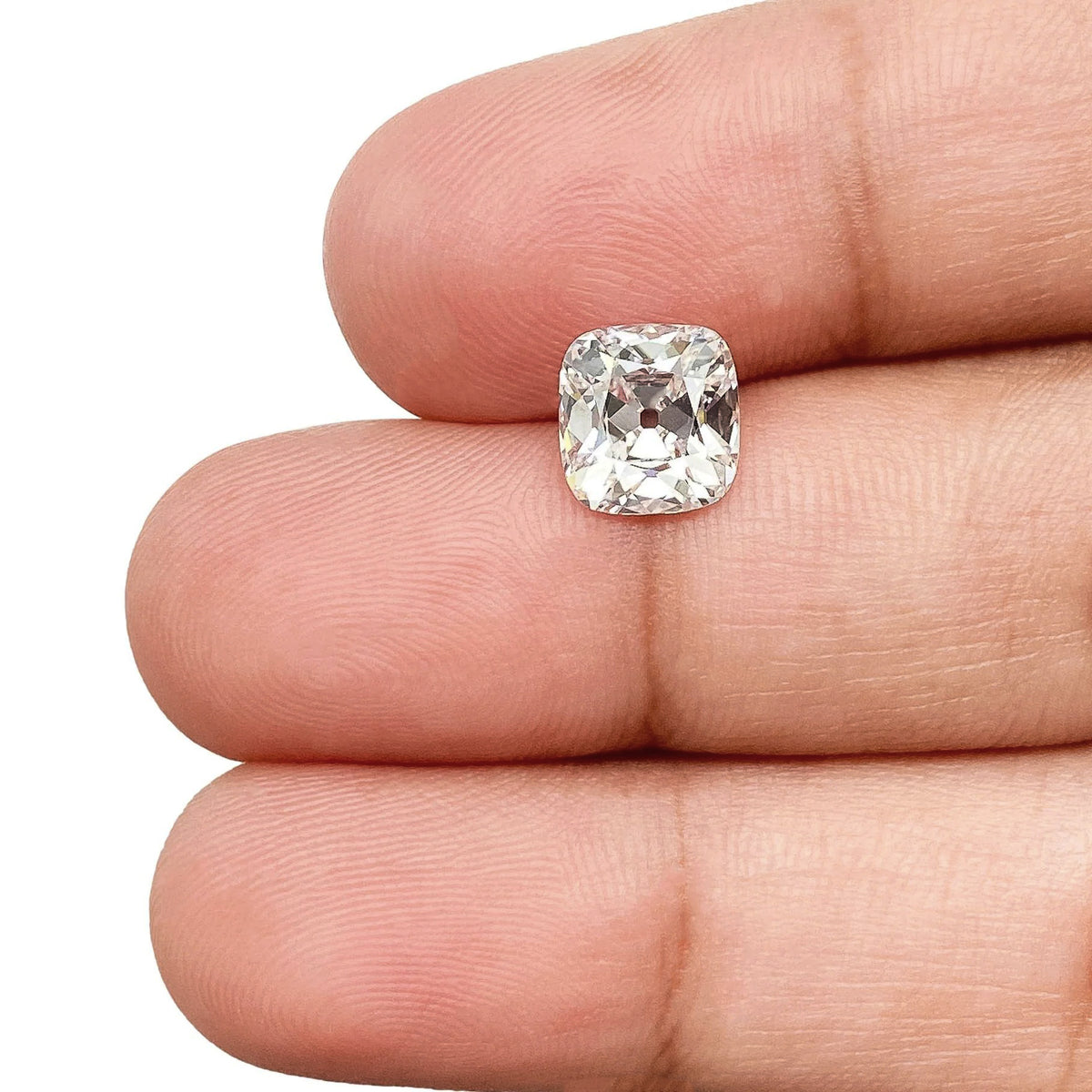 1.64ct | D/VS1 Cushion Shape Old Mine Cut Lab Diamond (IGI)