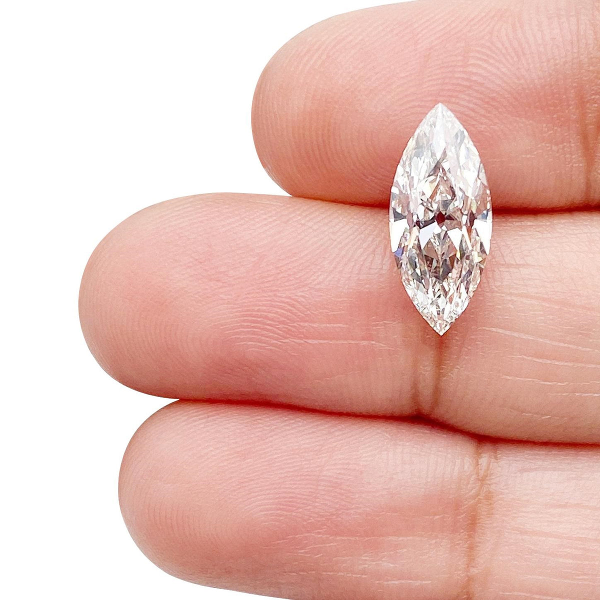 2.33ct | F/VS1 Marquise Shape Old Mine Cut Lab Diamond (IGI)