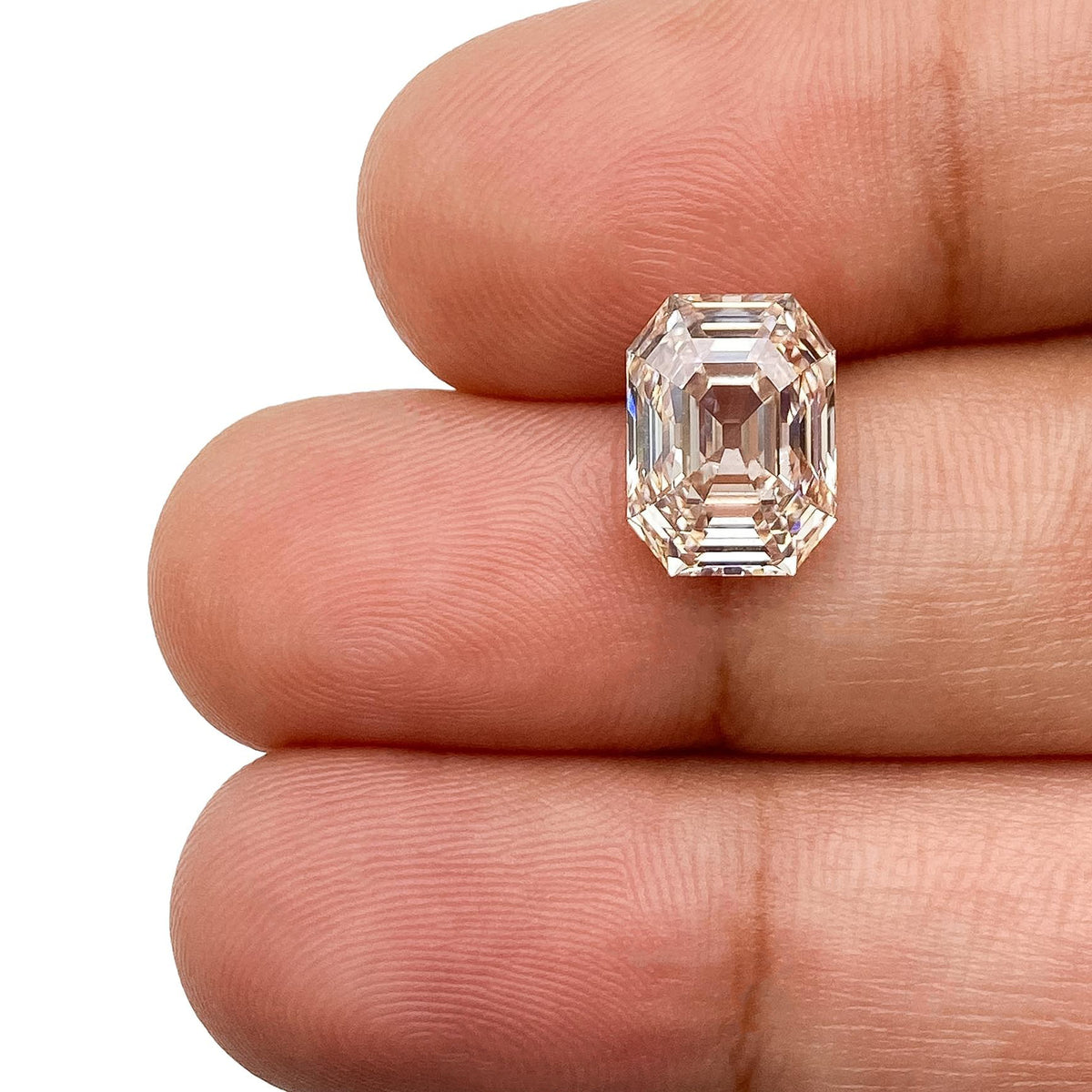 2.92ct | K/VVS2 Champagne Octagon Shape Step Cut Lab Diamond (IGI)-LITHOS Diamond