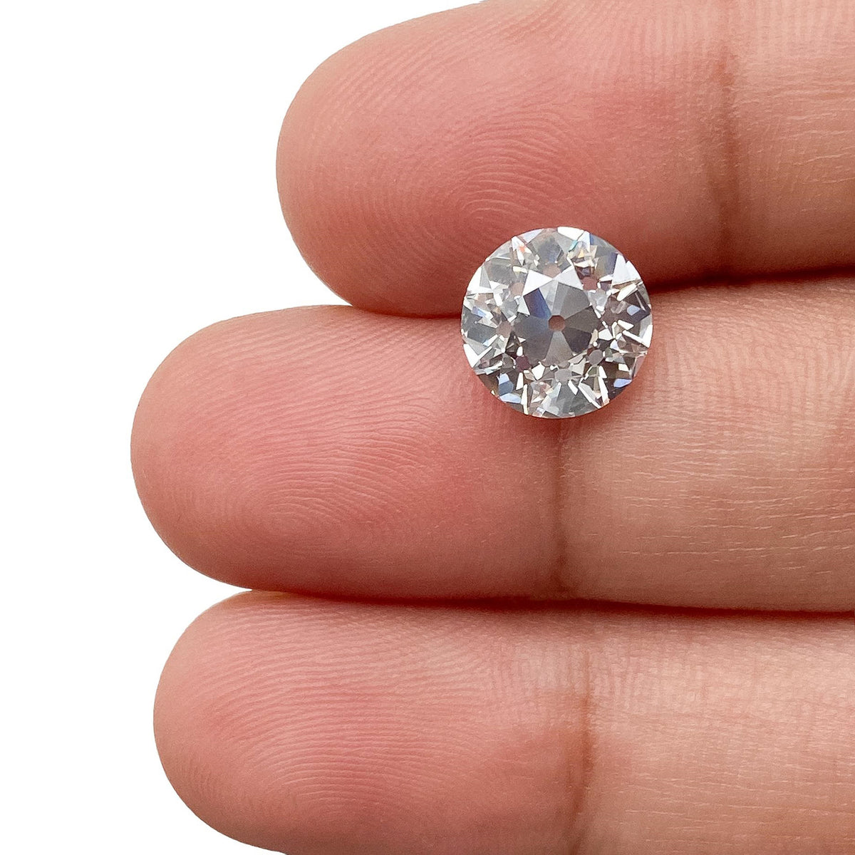 2.67ct | E/VS1 Round Shape Old European Cut Lab Diamond (IGI)