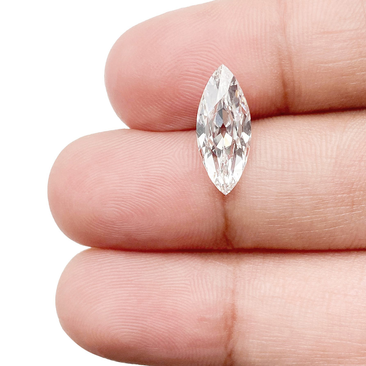 2.20ct | E/VS1 Marquise Shape Old Mine Cut Lab Diamond (IGI)-LITHOS Diamond