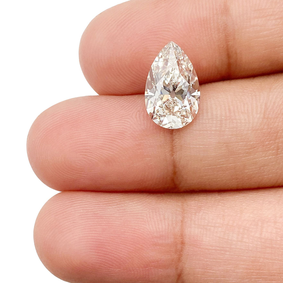 2.71ct | H/VS1 Pear Shape Old Mine Cut Lab Diamond (IGI)