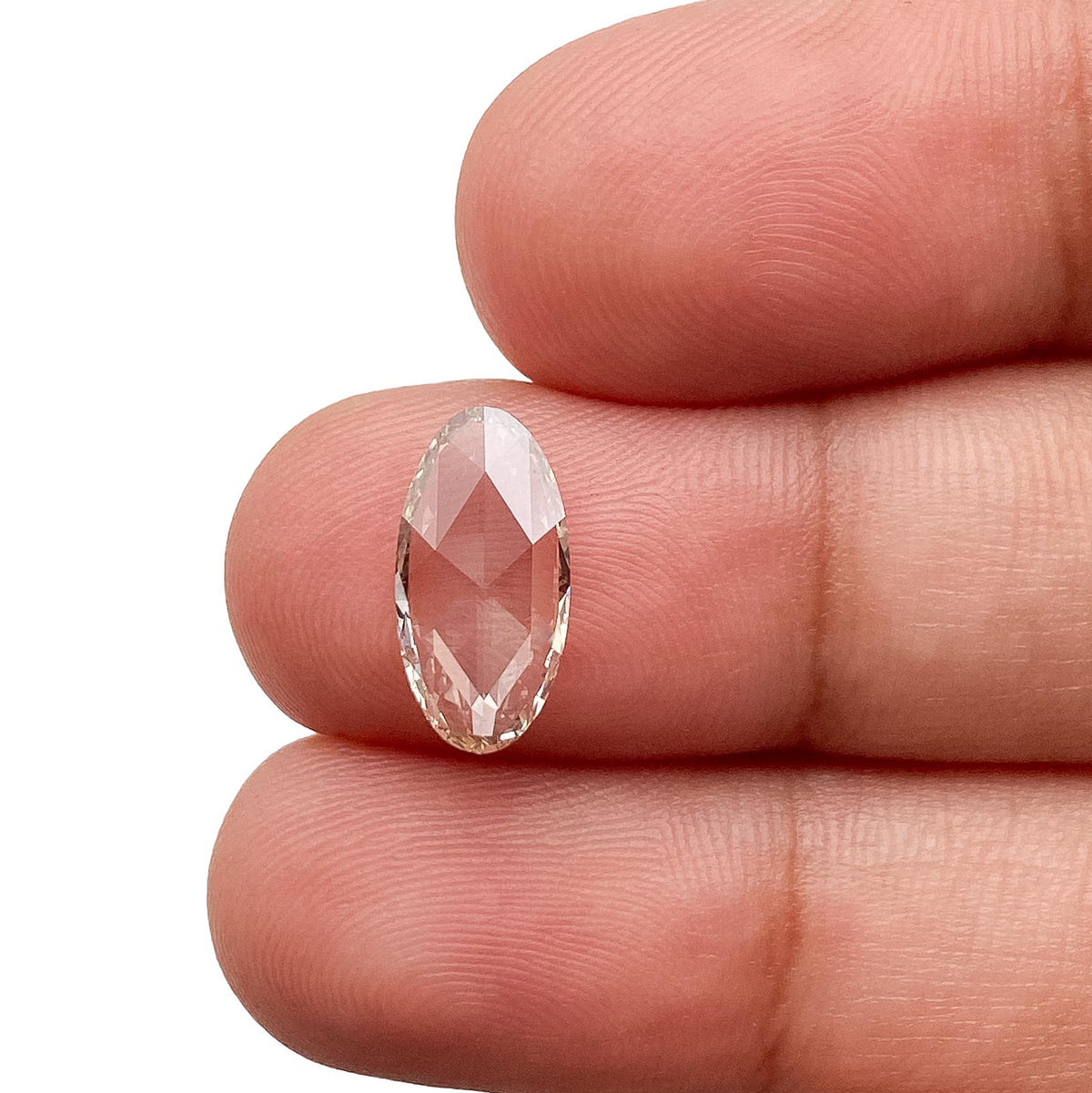 1.00ct | O-P/VS1 Oval Shape Rose Cut Lab Diamond (IGI)-LITHOS Diamond