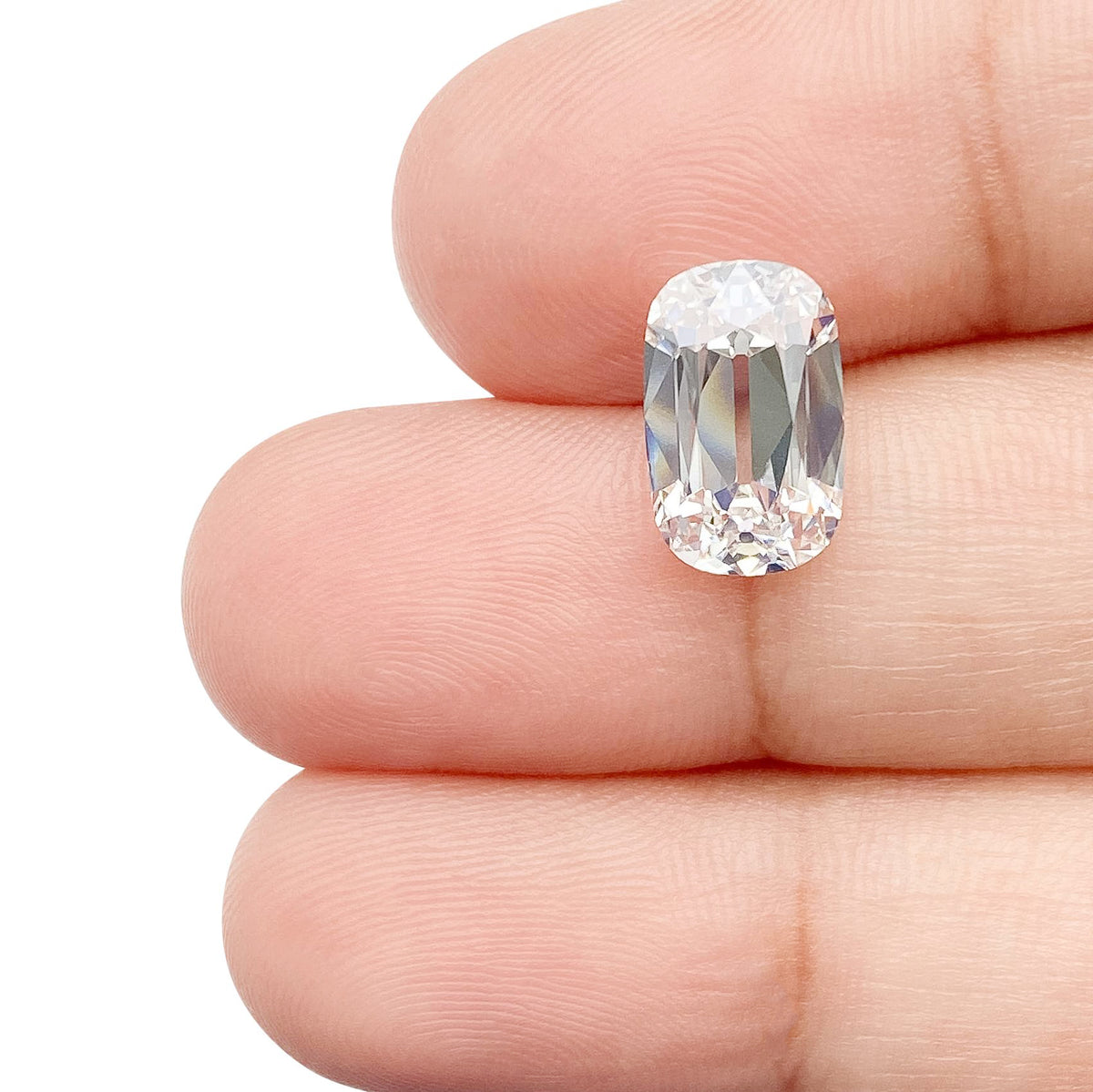 2.52ct | F/VS1 Cushion Shape Old Mine Cut Lab Diamond (IGI)