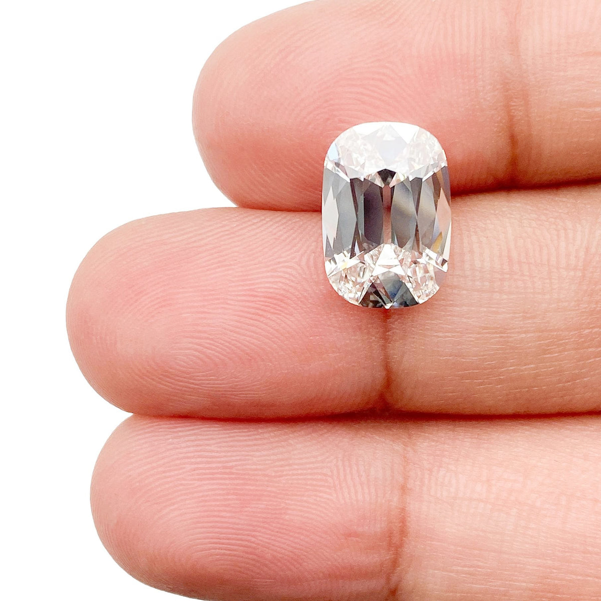 3.31ct | F/VS1 Cushion Shape Old Mine Cut Lab Diamond (IGI)
