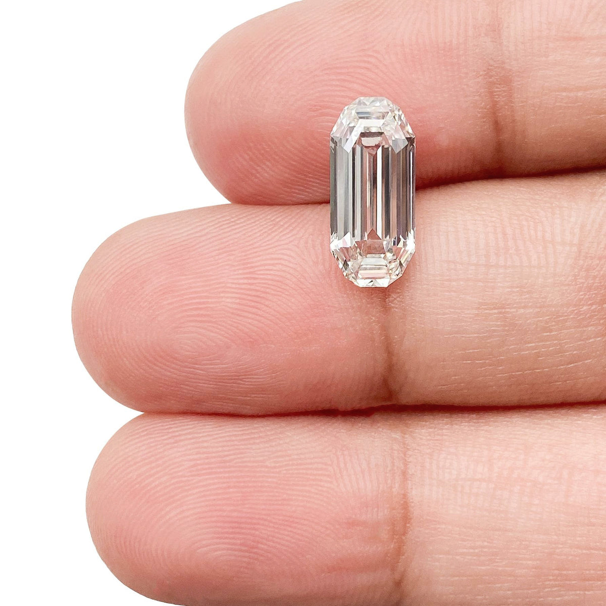 2.15ct | F/VS1 Octagon Shape Step Cut Lab Diamond (IGI)-LITHOS Diamond