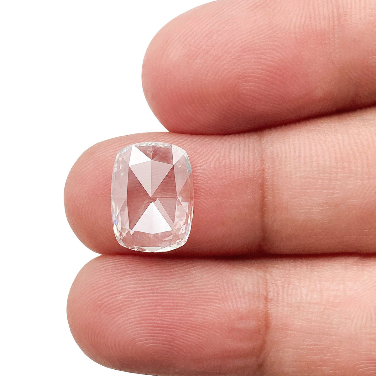 2.01ct | F/VS1 Cushion Shape Rose Cut Lab Diamond (IGI)-LITHOS Diamond
