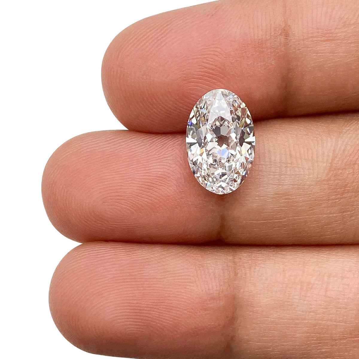 3.19ct | D/VS1 Oval Shape Old Mine Cut Lab Diamond (IGI)