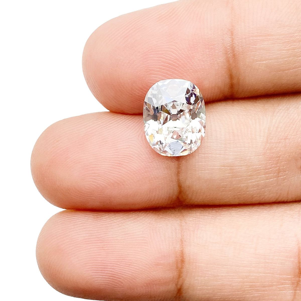 3.67ct | E/VS1 Cushion Shape Old Mine Cut Lab Diamond (IGI)