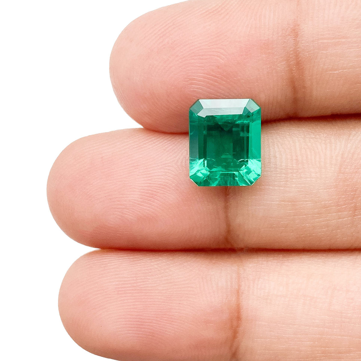 2.34ct | Step Cut Emerald Shape Lab Emerald
