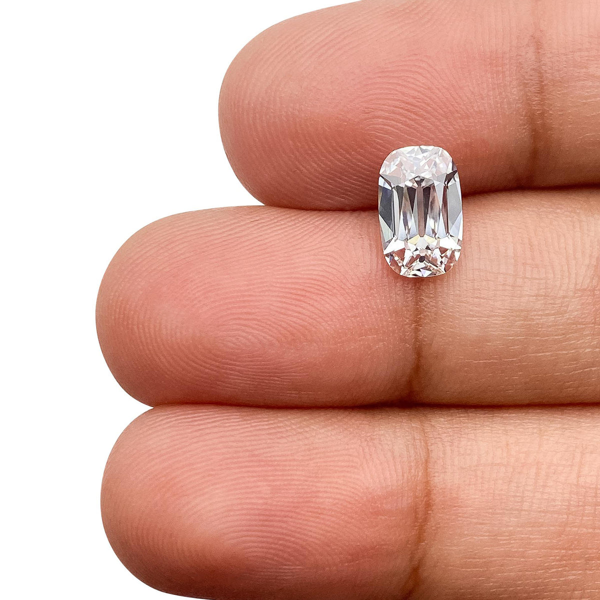 1.38ct | E/VS1 Cushion Shape Old Mine Cut Lab Diamond (IGI)