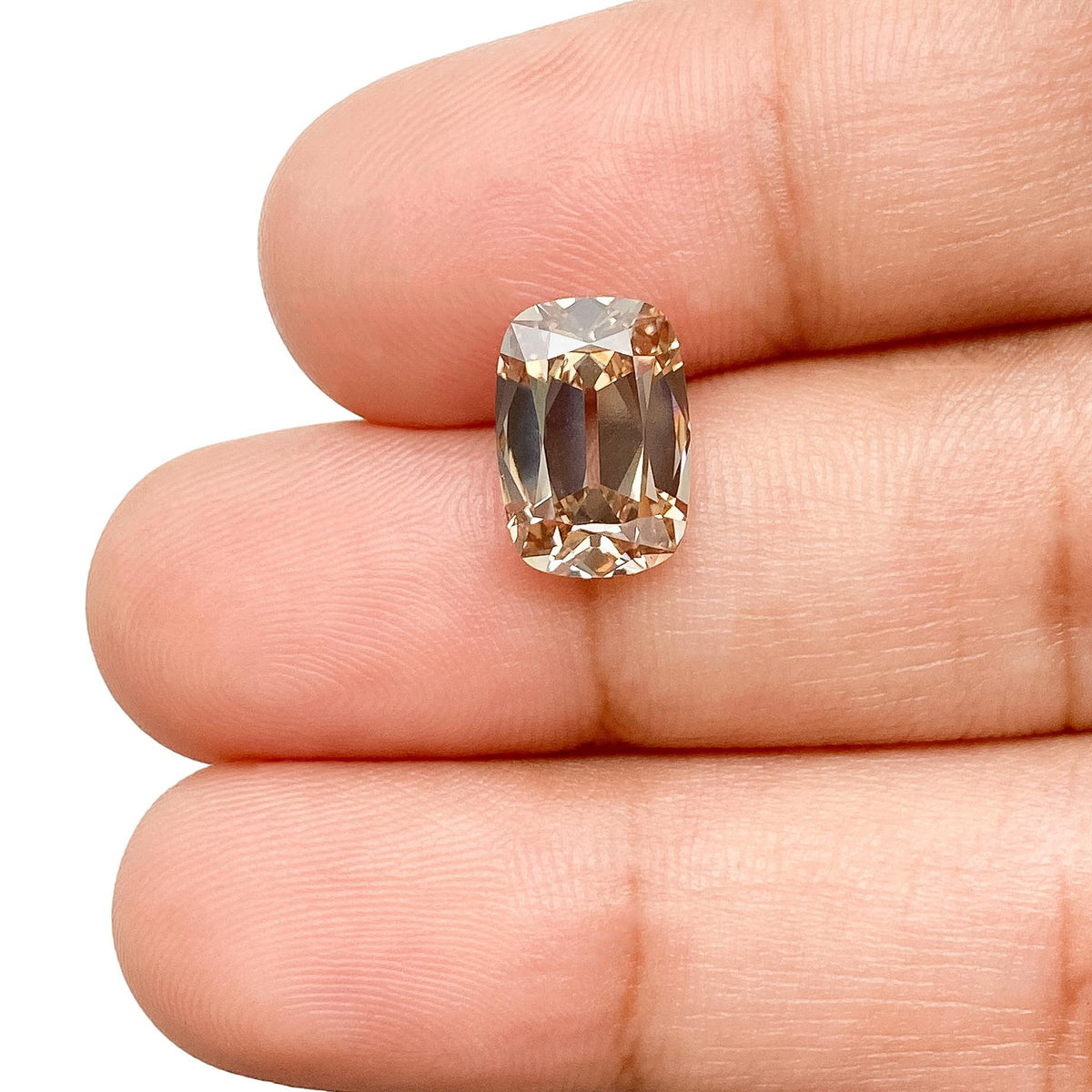 2.74ct | Fancy Brown/VS1 Cushion Shape Old Mine Cut Lab Diamond (IGI)-LITHOS Diamond