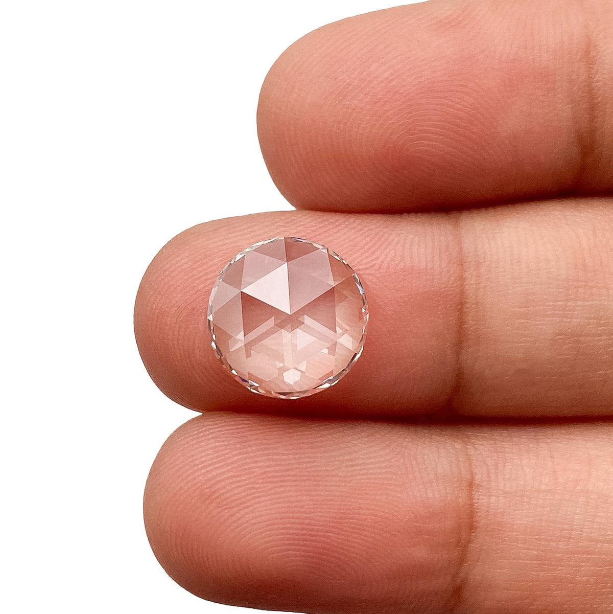 2.83ct | E/VVS2 Round Shape Rose Cut Lab Diamond (IGI)-LITHOS Diamond