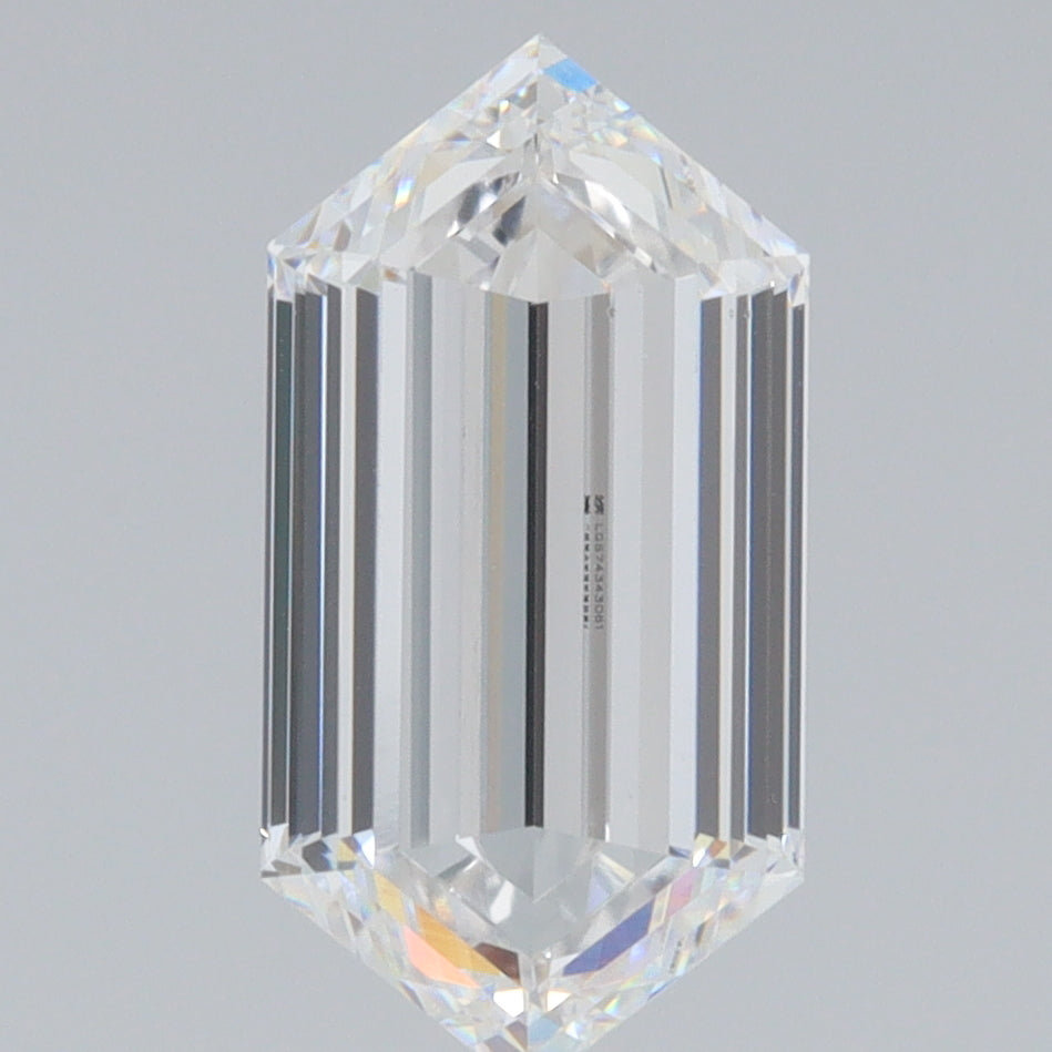 2.50ct | E/VS1 Hexagon Shape Step Cut Lab Diamond (IGI)-LITHOS Diamond
