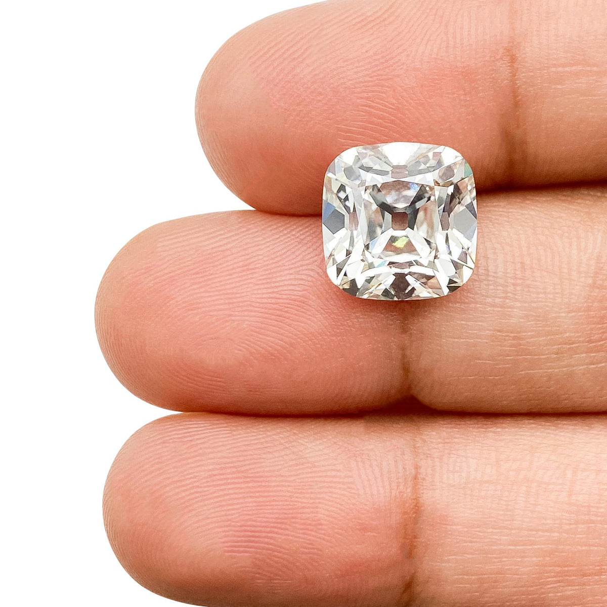 5.02ct | H/VS1 Cushion Shape Old Mine Cut Lab Diamond (IGI)