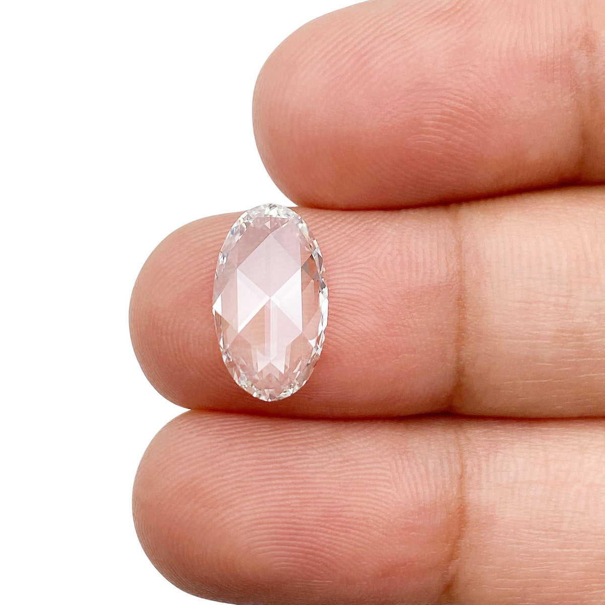 1.62ct | F/VS1 Oval Rose Cut Lab Diamond (IGI)