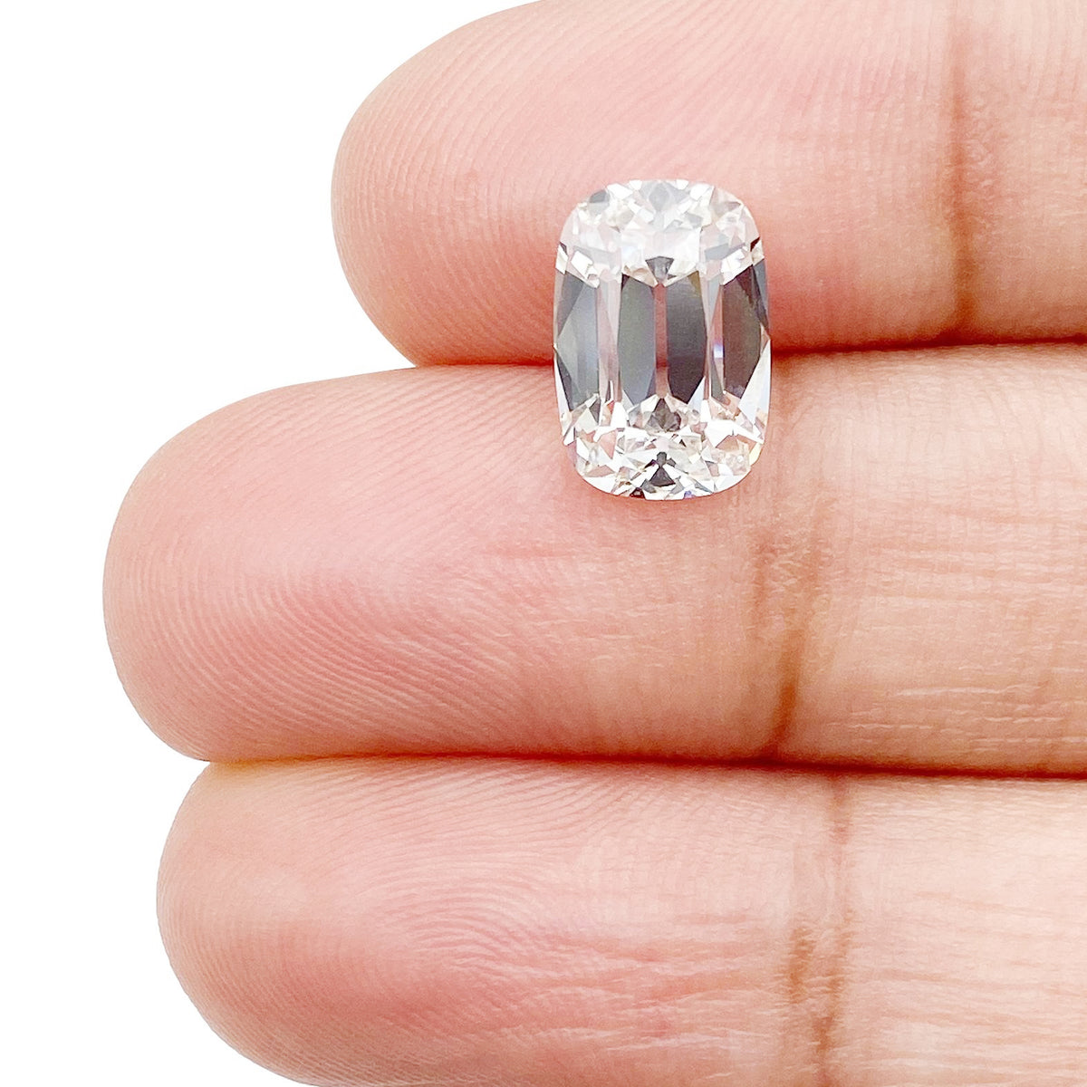 2.41ct | F/VS1 Cushion Shape Old Mine Cut Lab Diamond (IGI)