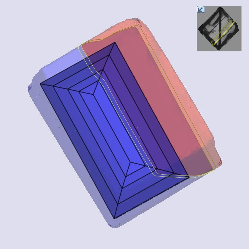 2.52ct | E/VVS2 Baguette Shape Step Cut Lab Diamond (IGI)-LITHOS Diamond