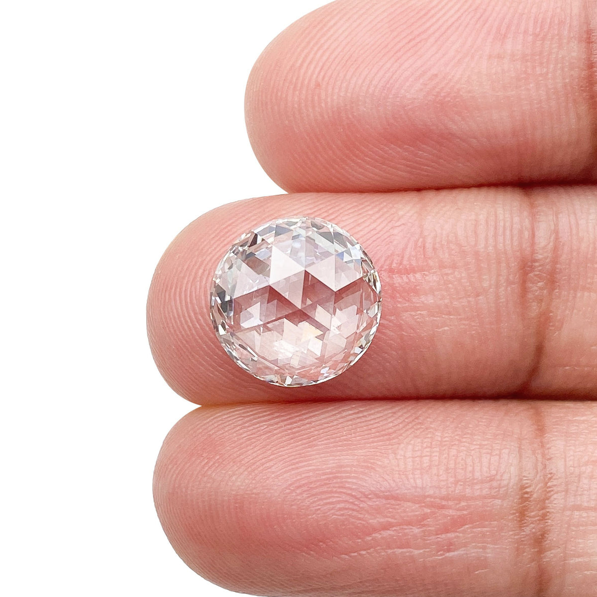 2.25ct | E/SI1 Round Shape Rose Cut Lab Diamond (IGI)