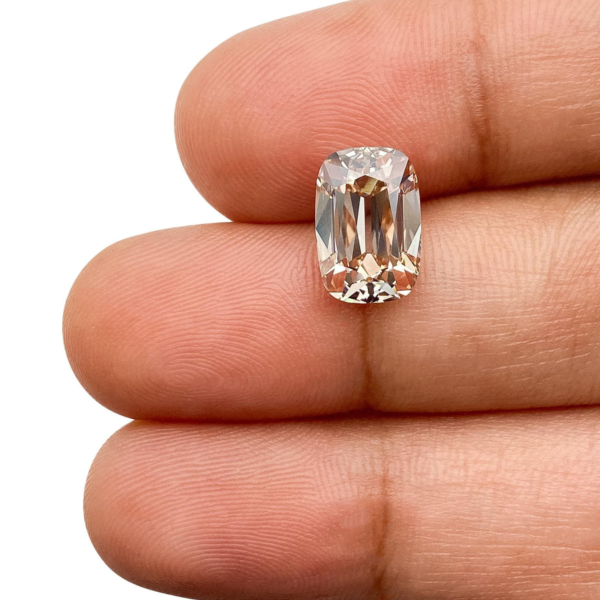 2.72ct | O-P/VS1 Champagne Cushion Shape Old Mine Cut Lab Diamond (IGI)-LITHOS Diamond
