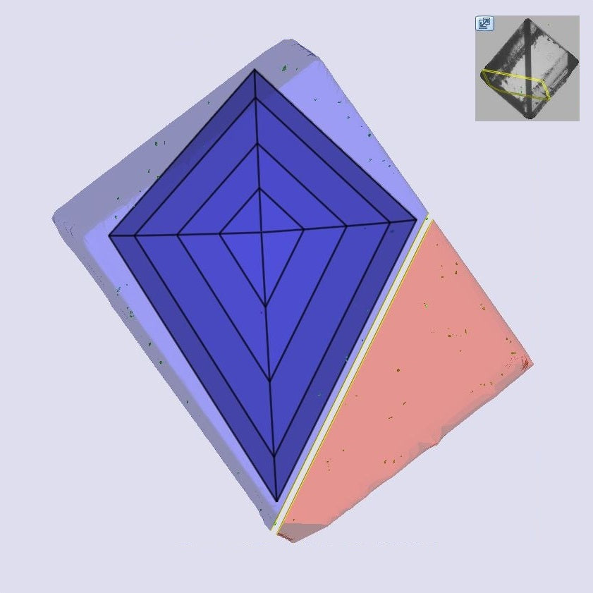 2.54ct | F/VS1 Kite Shape Step Cut Lab Diamond (IGI)-LITHOS Diamond