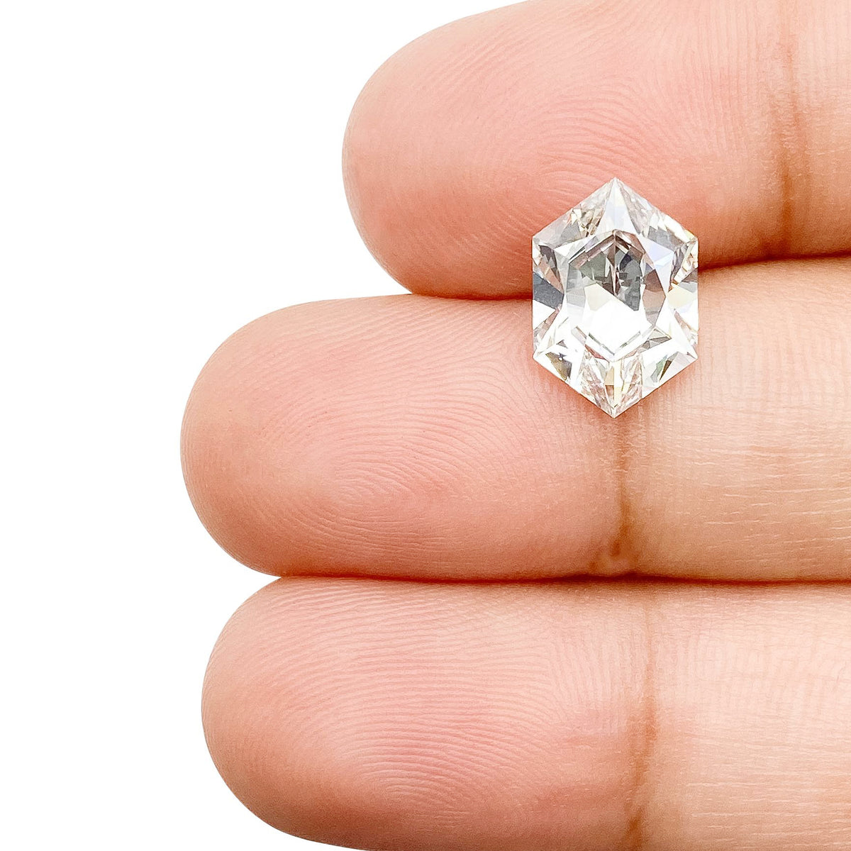 2.49ct | F/VS2 Hexagon Shape Brilliant Cut Lab Diamond (IGI)