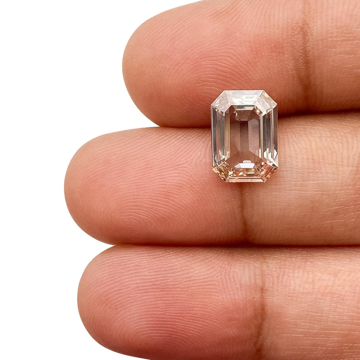 2.09ct | N/VS1 Champagne Octagon Shape Step Cut Lab Diamond (IGI)-LITHOS Diamond