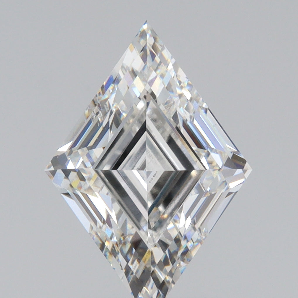 2.56ct |F/VS1 Lozenge Shape Step Cut Lab Diamond (IGI)-LITHOS Diamond