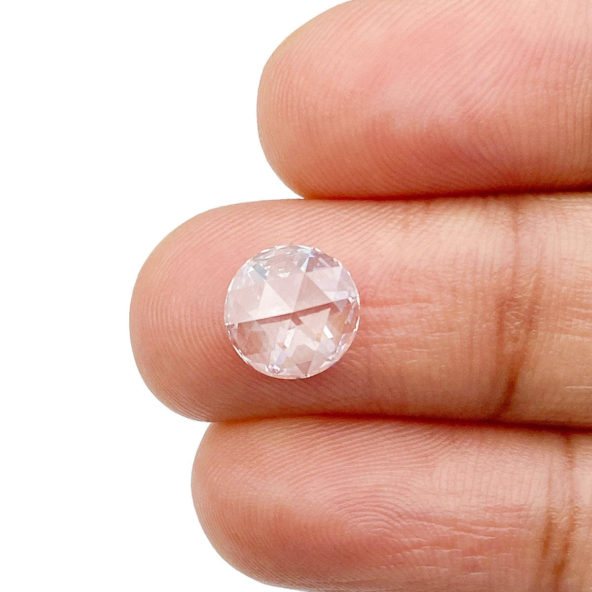 1.01ct | E/VVS2 Round Shape Rose Cut Lab Diamond (IGI)