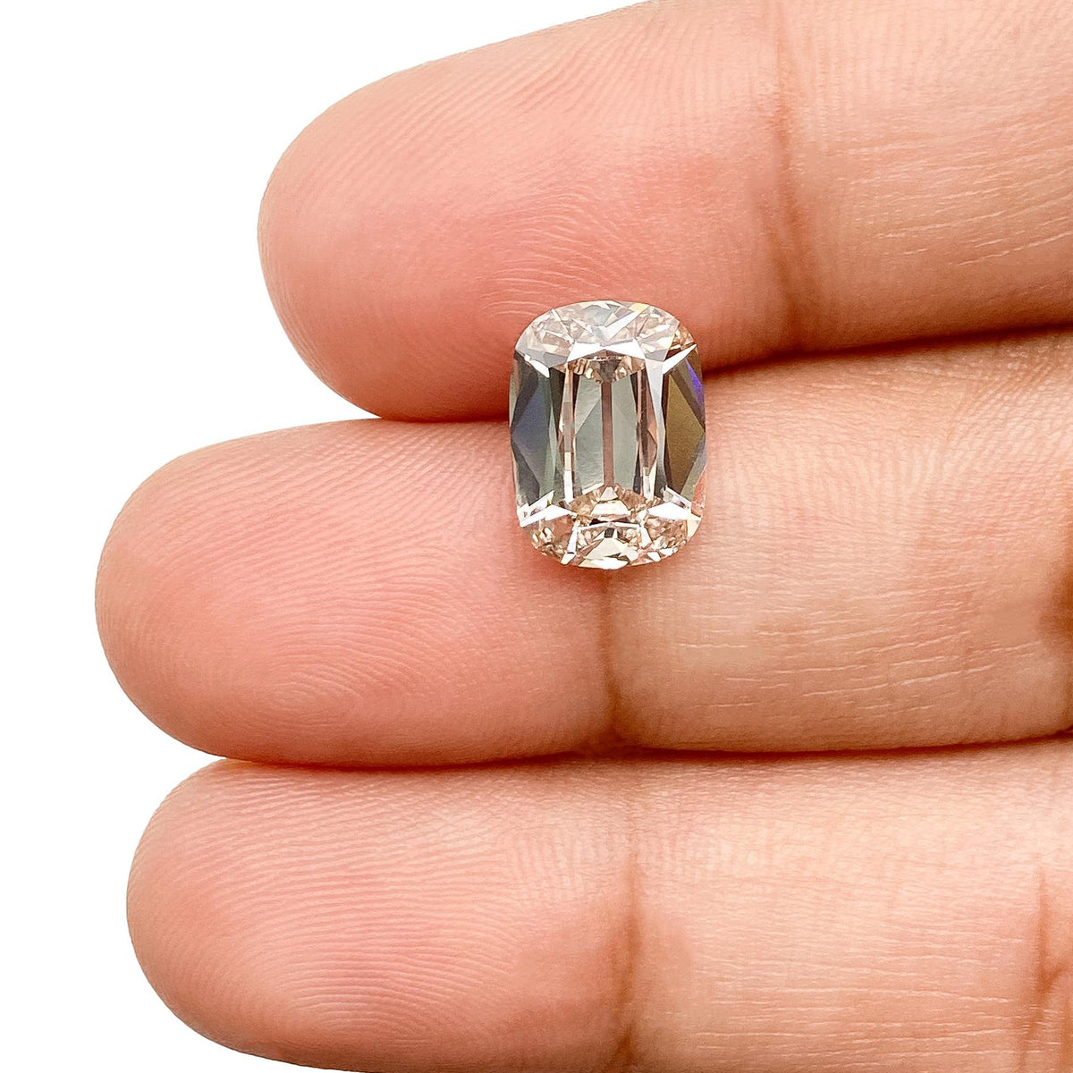 2.60ct | M/VS2 Cushion Shape Old Mine Cut Lab Diamond (IGI)-LITHOS Diamond