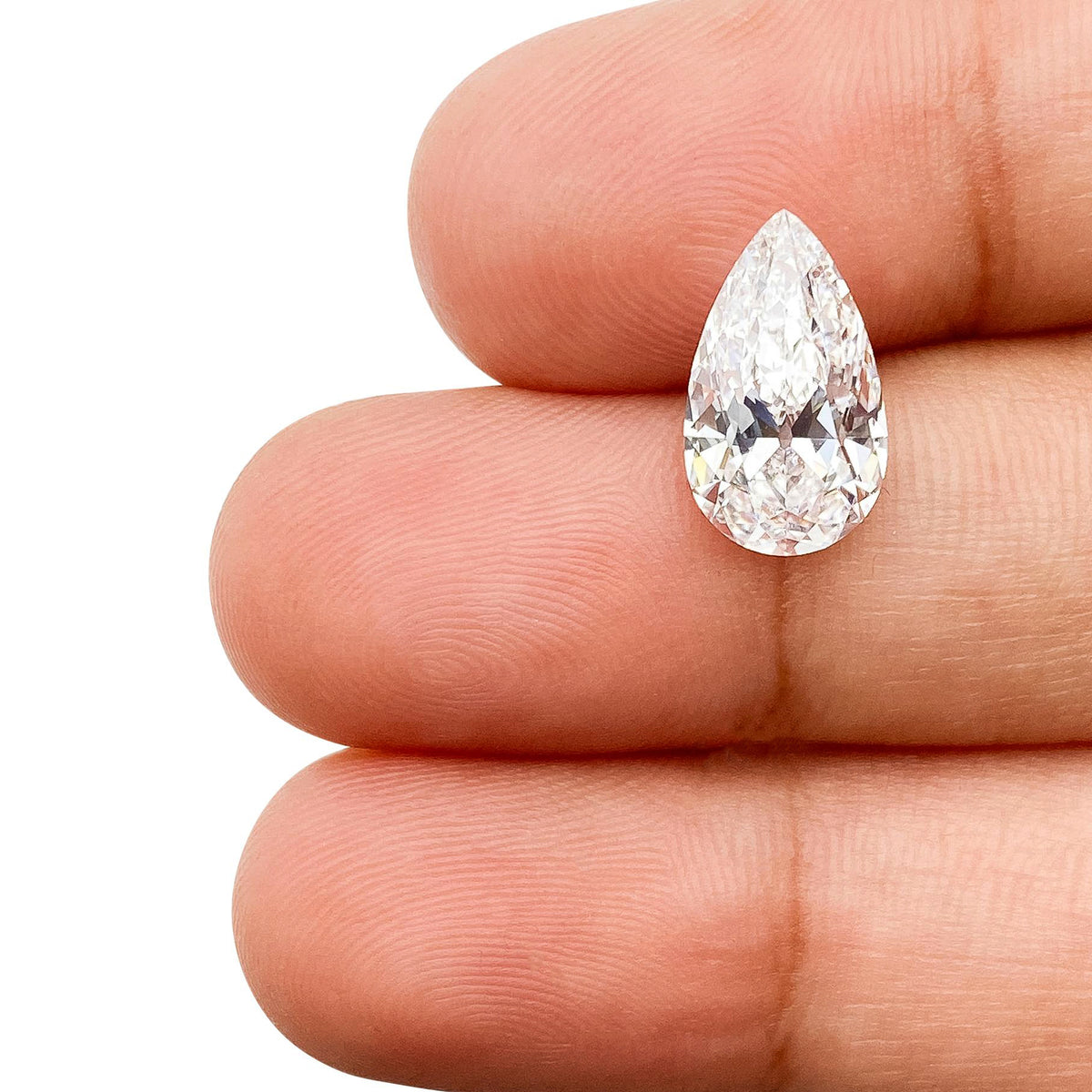 2.62ct | E/VVS2 Pear Shape Old Mine Cut Lab Diamond (IGI)