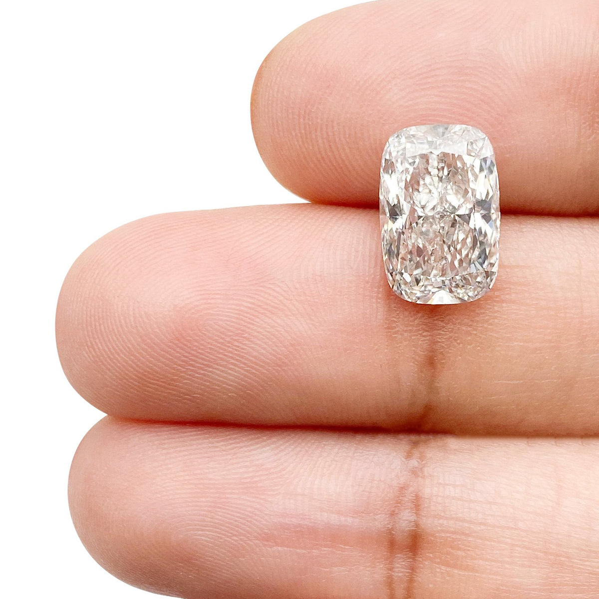 3.76ct | G/VS1 Cushion Shape Brilliant Cut Lab Diamond (IGI)