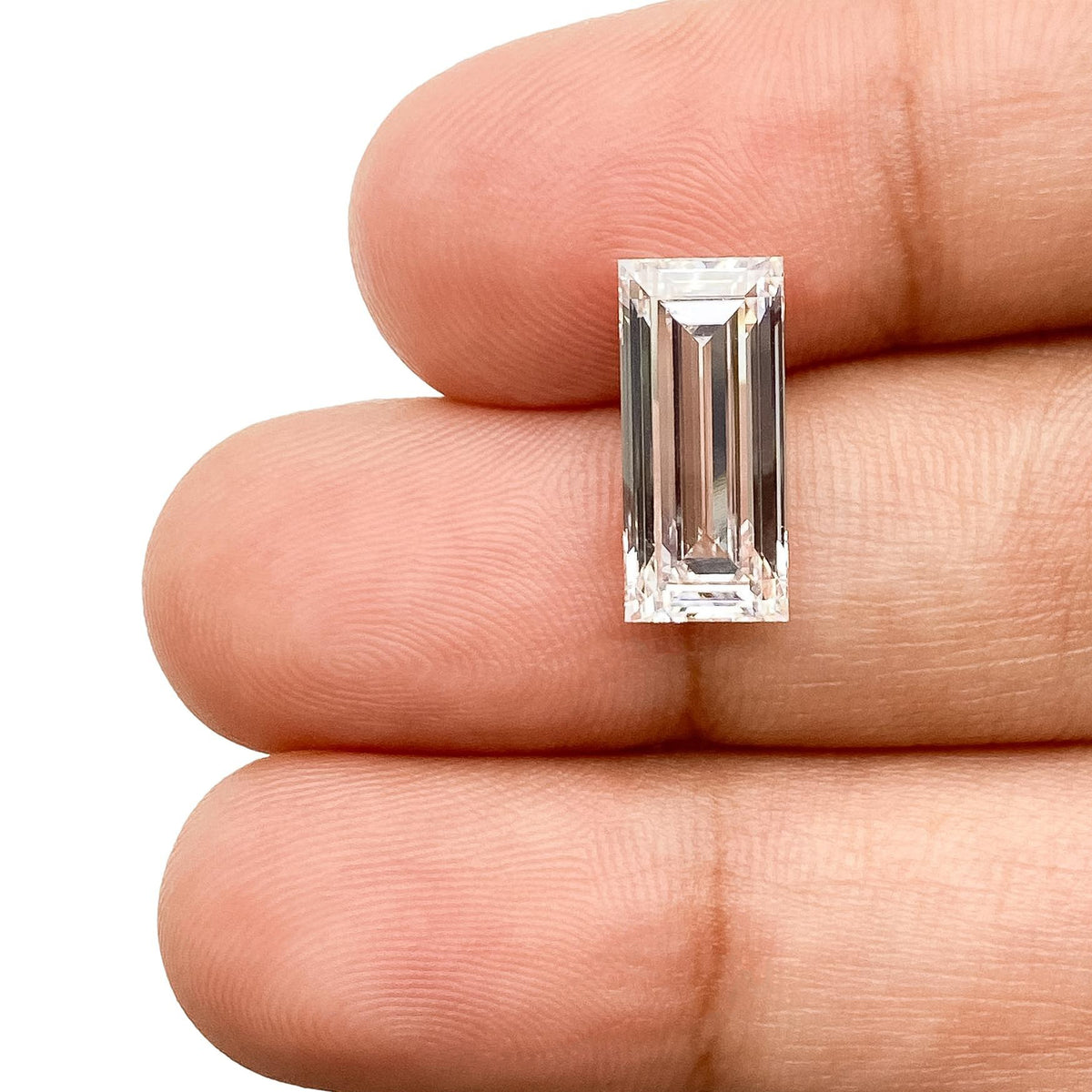 3.06ct | E/VVS2 Baguette Shape Step Cut Lab Diamond (IGI)