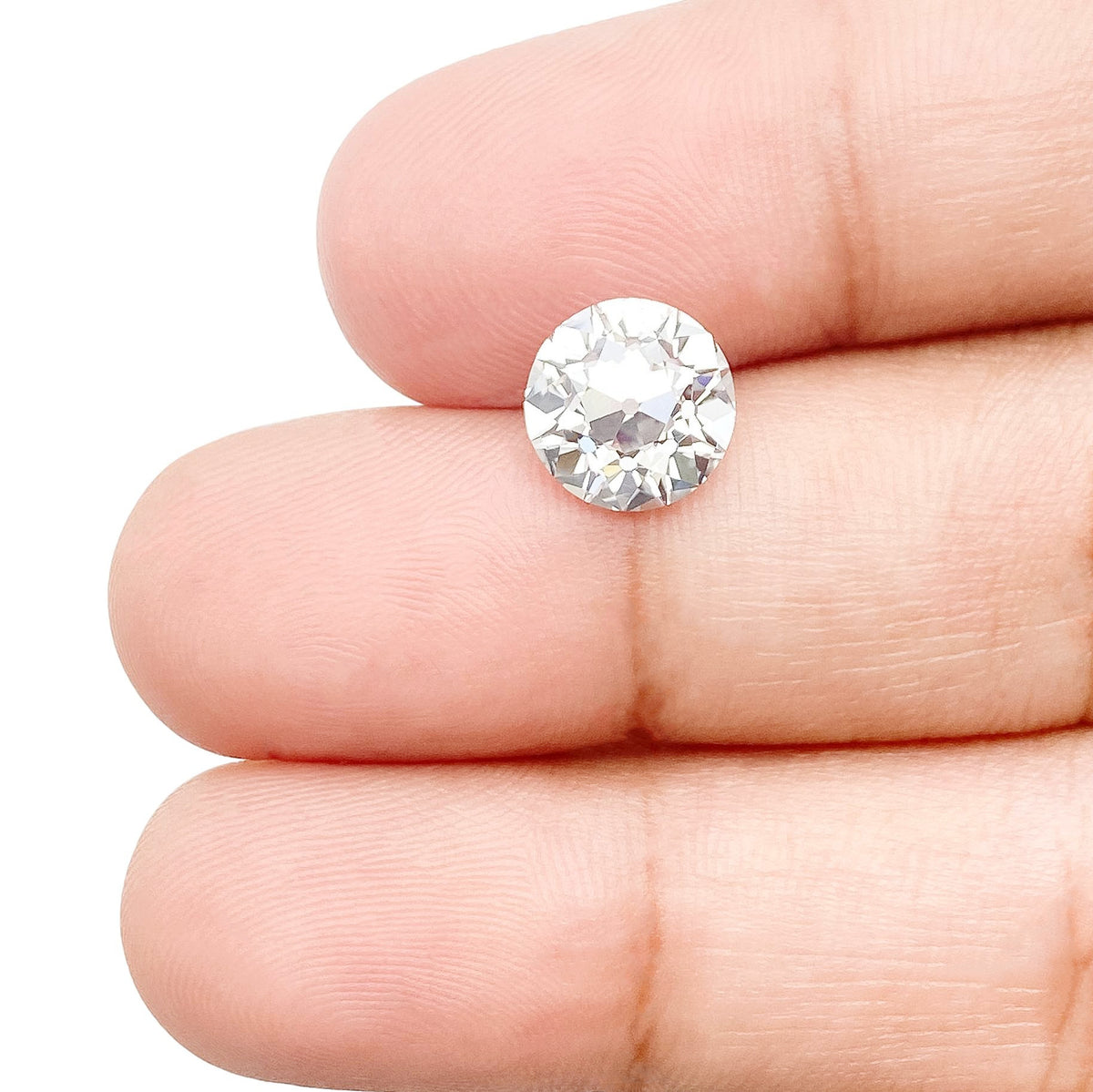 2.24ct | F/VS1 Round Shape Old European Cut Lab Diamond (IGI)