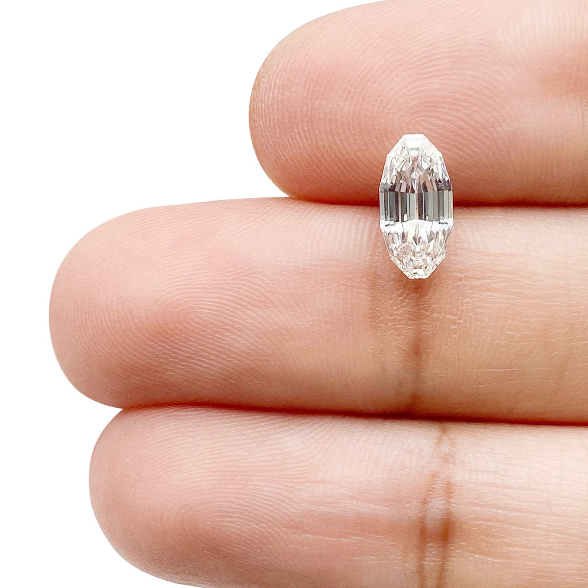 1.12ct | F/VS1 Oval Shape Step Cut Lab Diamond (IGI)