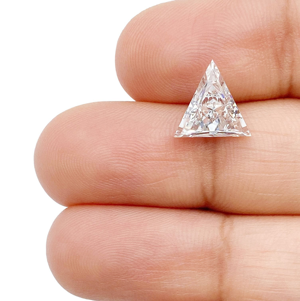 2.42ct | E/VVS2 Triangular Shape Brilliant Cut Lab Diamond (IGI)