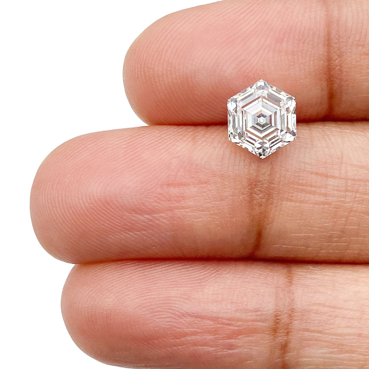 1.51ct | D/VVS2 Hexagon Shape Step Cut Lab Diamond (IGI)