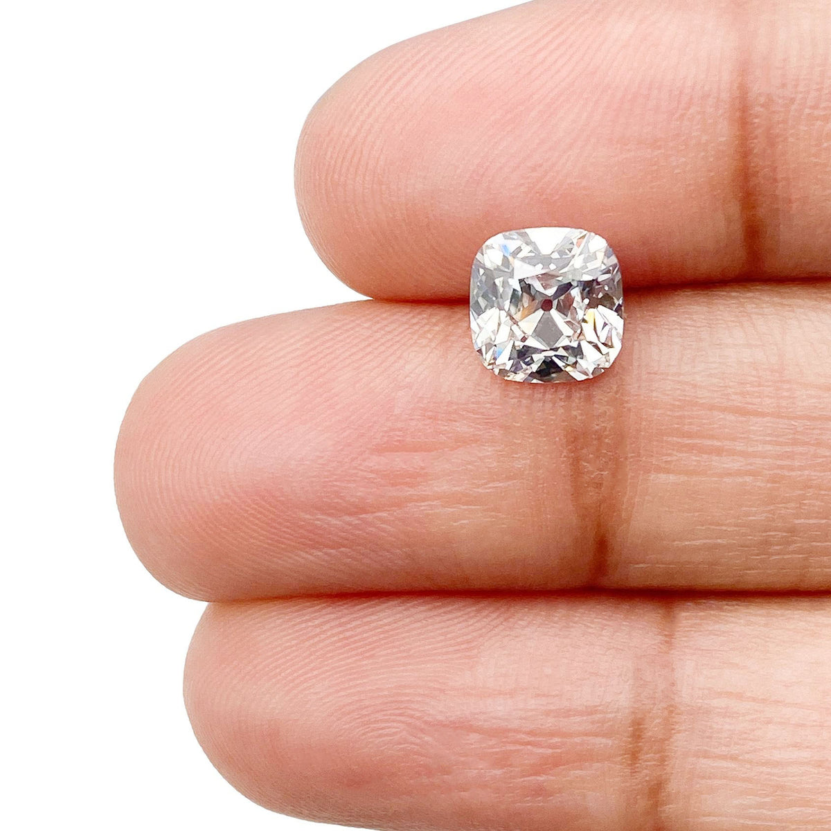 1.40ct | F/VS1 Cushion Shape Old Mine Cut Lab Diamond (IGI)