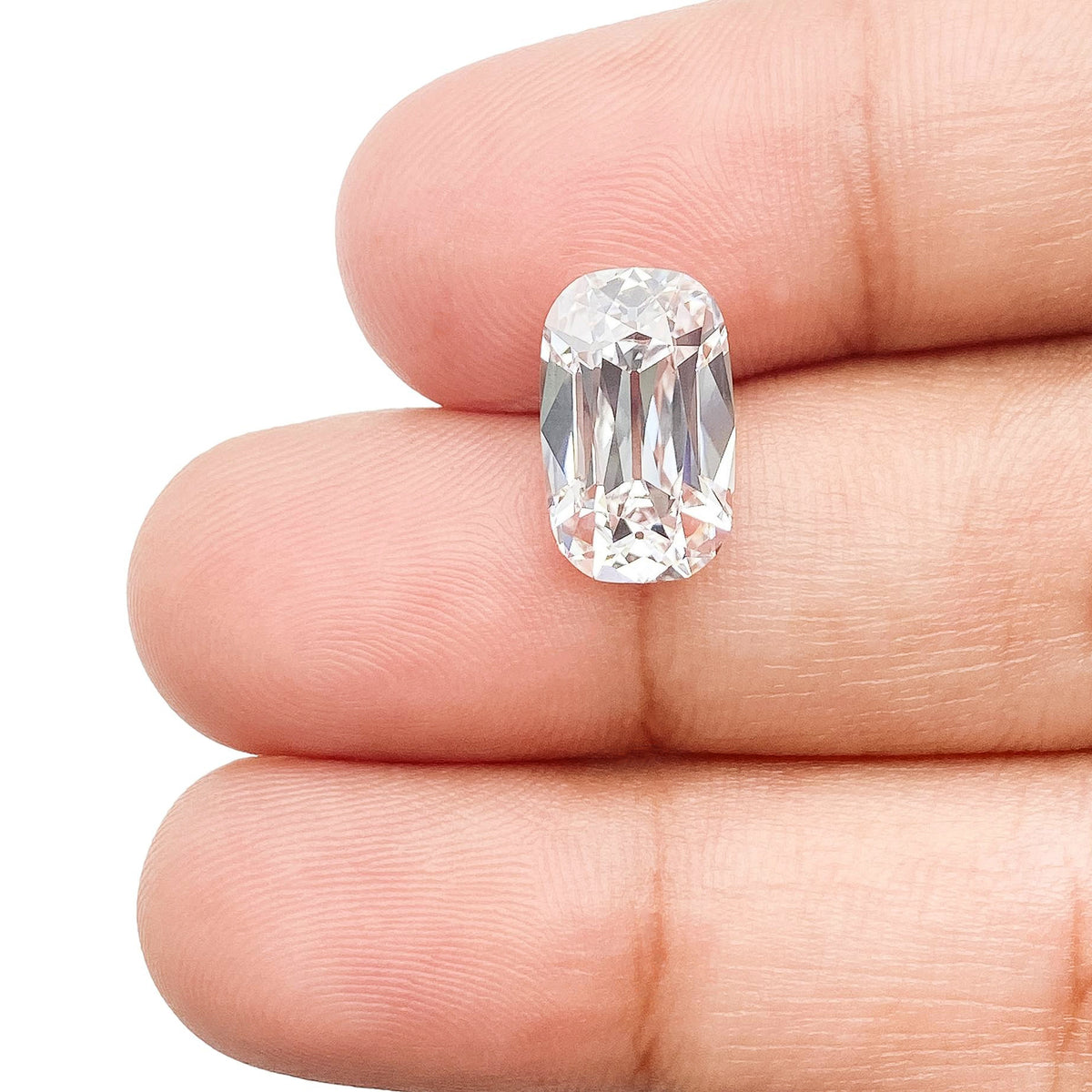 3.52ct | D/VS1 Cushion Shape Old Mine Cut Lab Diamond (IGI)