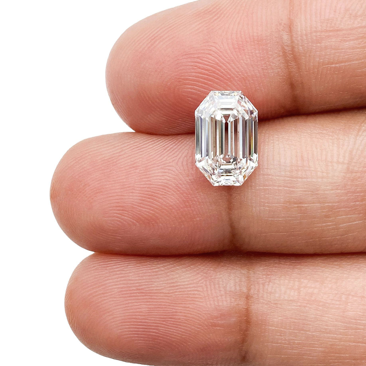 2.31ct | E/VS1 Antique Octagon Shape Step Cut Lab Diamond (IGI)-LITHOS Diamond