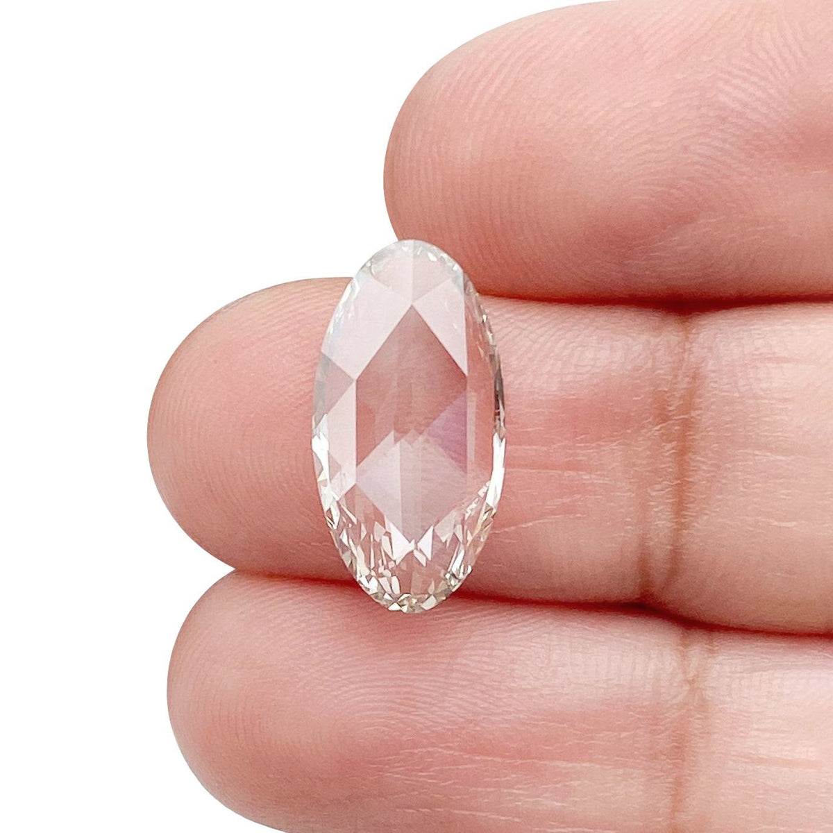 2.56ct | H/SI1 Oval Shape Rose Cut Lab Diamond (IGI)-LITHOS Diamond