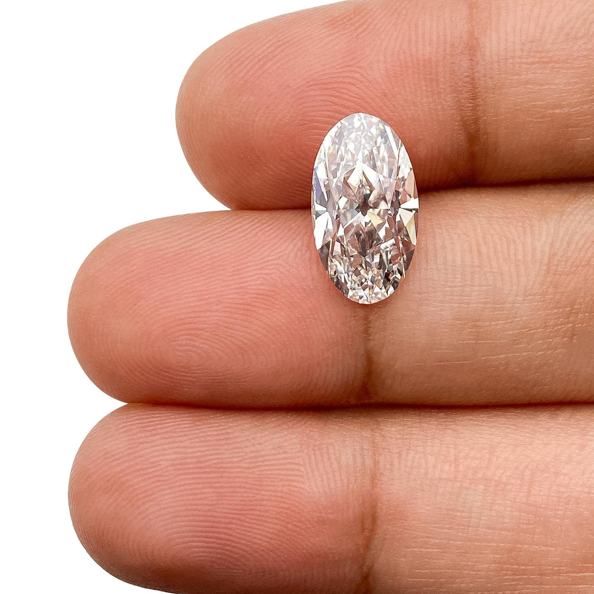 3.05ct | H/VS1 Oval Shape Old Mine Cut Lab Diamond (IGI)-LITHOS Diamond