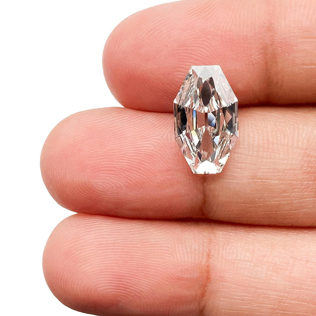2.50ct | F/VVS2 Antique Octagon Shape Old Mine Cut Lab Diamond (IGI)